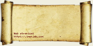 Janko Prokopović vizit kartica